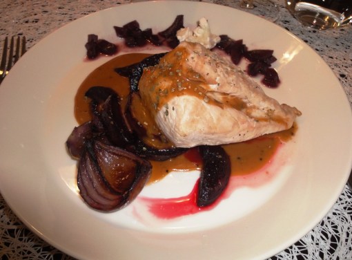Chicken and beetroot
