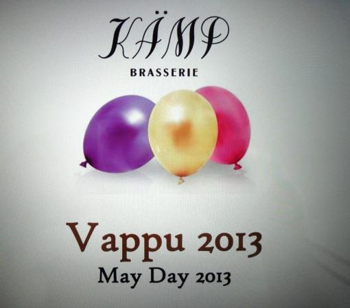 Vappu at Brasserie Kämp