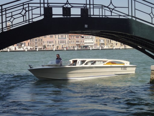 Water taxi in Venice