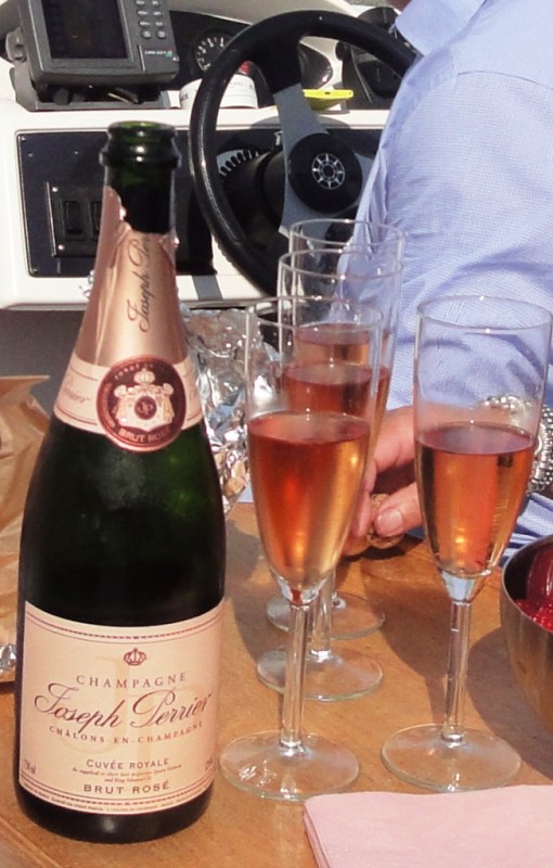 Boat and Champagne