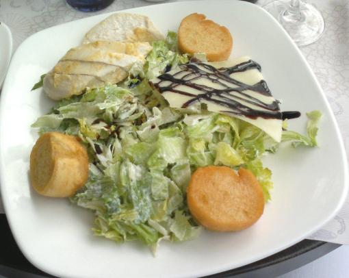 Caesar salad at Kappeli - reijosfood.com