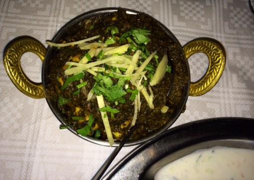 Chicken Saag at Lumbini - reijosfood.com