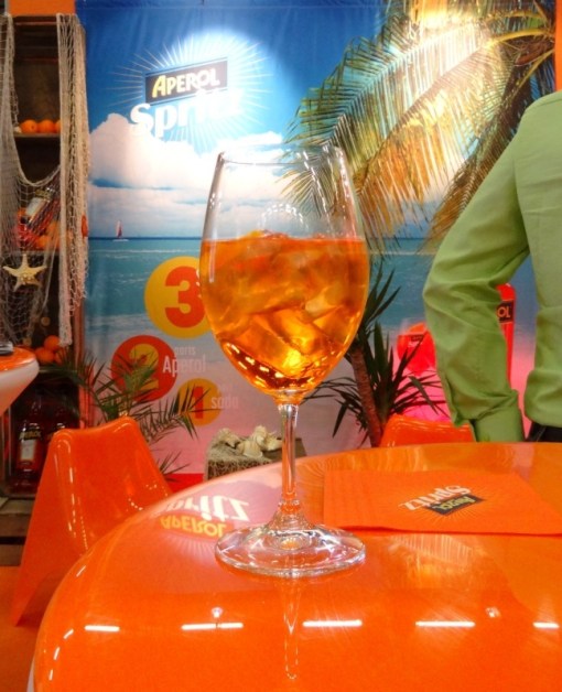 Aperol Spritz at Viini Expo 2014 - reijosfood.com