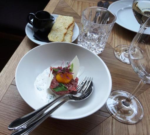 Beef tartar at Bronda - reijosfood.com