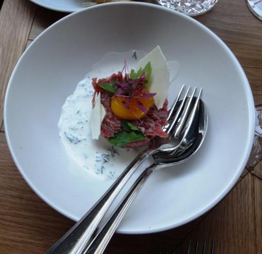 Beef tartar at Bronda - reijosfood.com