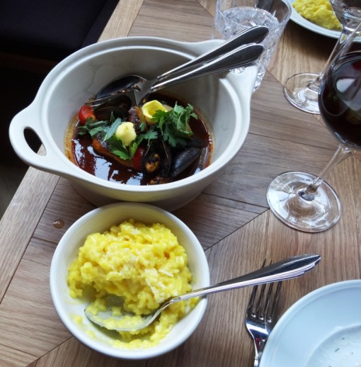 Fish and risotto at Bronda - reijosfood.com