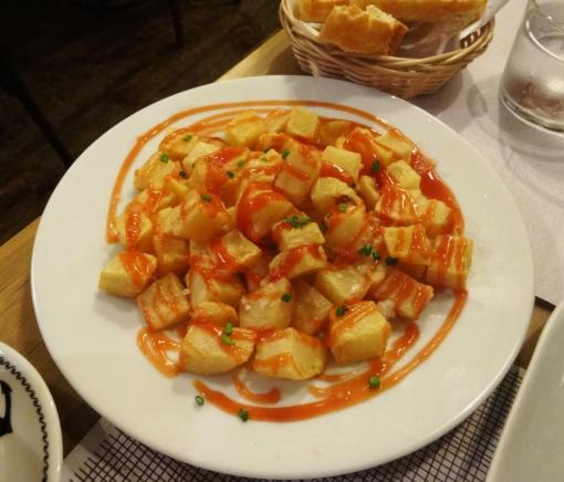 Patatas Bravas at el Meson de Cervantes - reijosfood.com