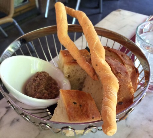 Bread basket at Toscanini - reijosfood.com
