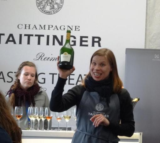 Taittinger Comtes de Champagne at Taste of Helsinki - reijosfood.com