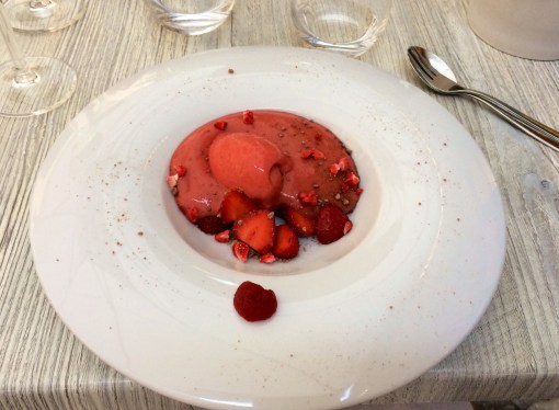 Strawberry dessert at PureBistro - reijosfood.com