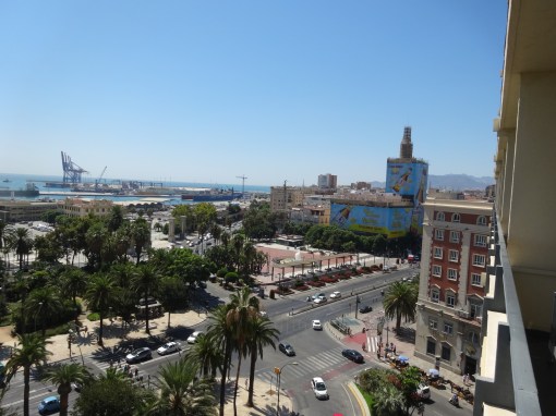 View from Ac Malaga Palacio - reijosfood.com