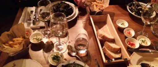 Dinner table at Rikhards