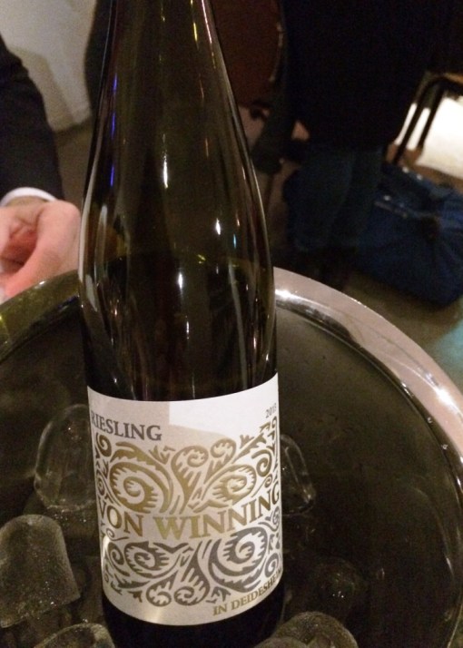 Von Winning riesling at Pastor - reijosfood.com
