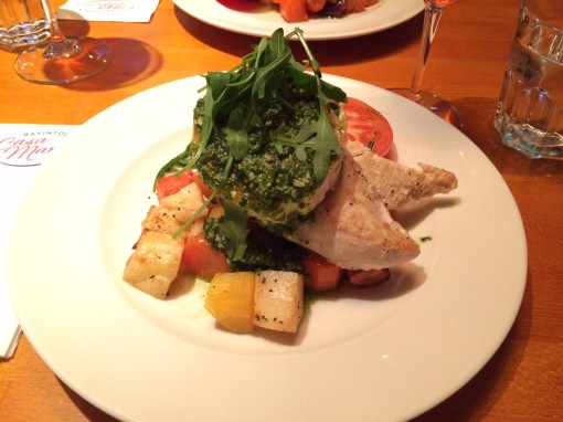 Chicken and goat cheese at Blue Peter - reijosfood.com